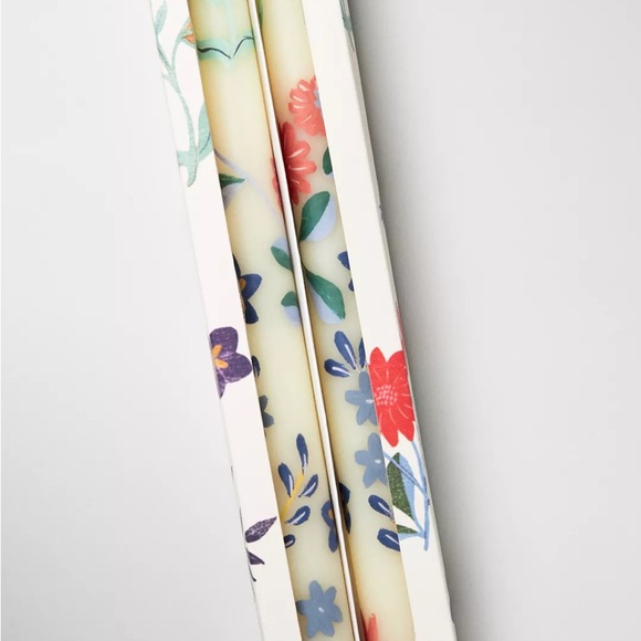 Anthropologie NWT/NIB Franny Handled Taper Candles, Set of Two - Picture 2 of 3